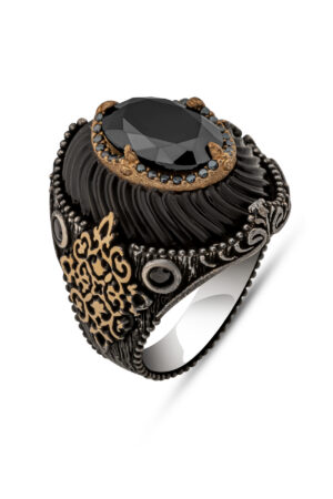Onyx & black zircon