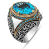 Aquamarine Zircon Stone