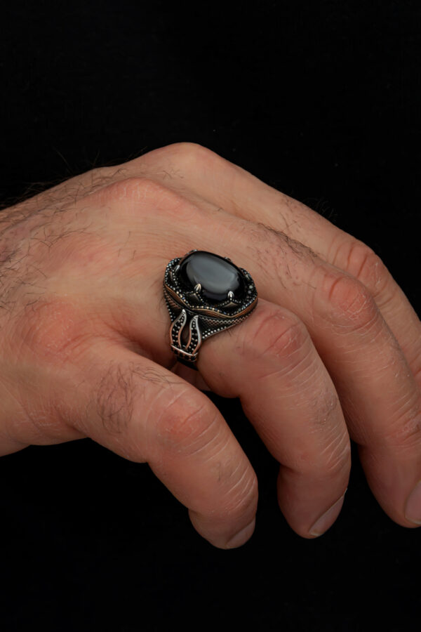 Black Volcanic Stone
