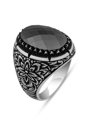 Black zircon stone